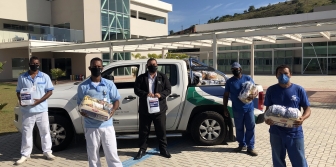 Suprema Três Rios faz doação de álcool e cestas básicas para Unidades de Saúde do município